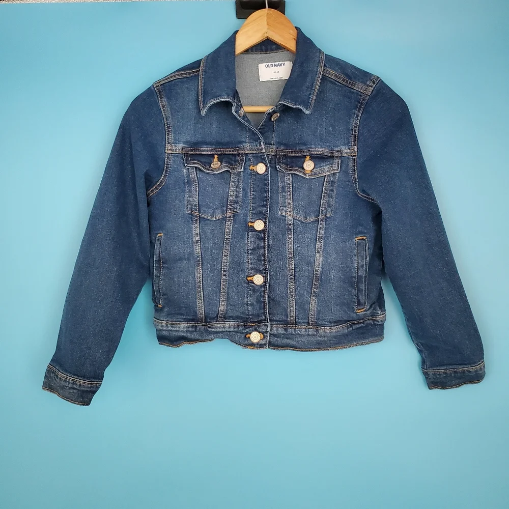 Old Navy Jean Jacket Girl's Size Large Classic